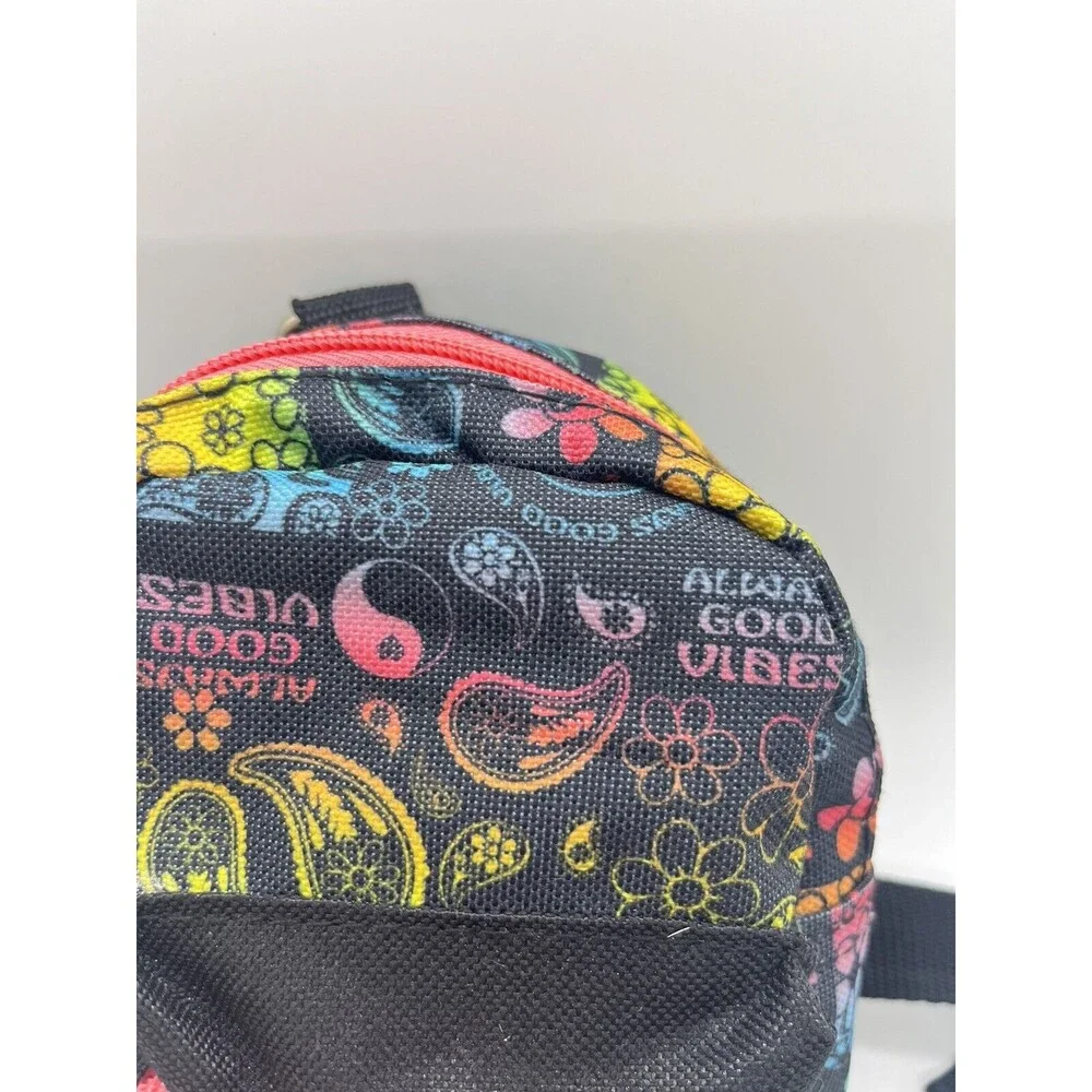 Justice Good Vibes Dog Harness Backpack XS/S Holds Dispenses Waste Bags